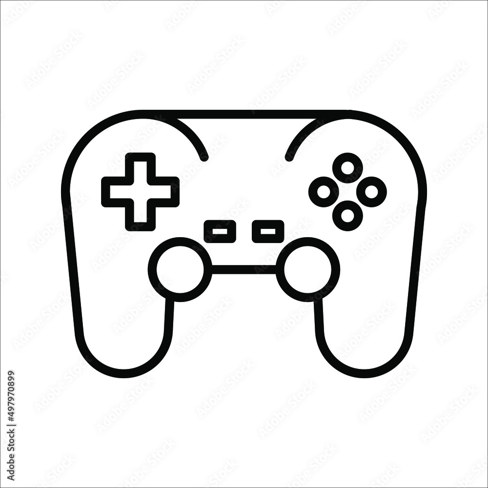 game controller vector icon. joystick icon. technology and entertainment. vector illustration on white background