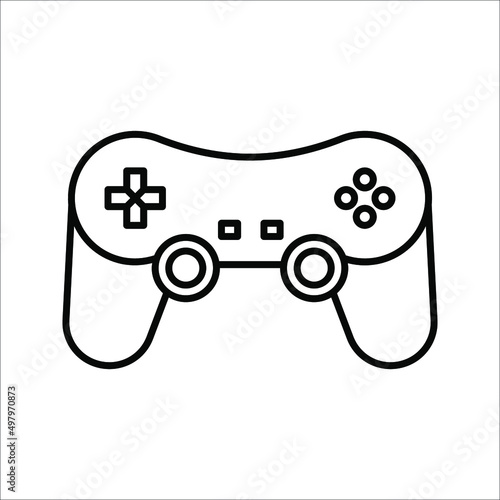 game controller vector icon. joystick icon. technology and entertainment. vector illustration on white background