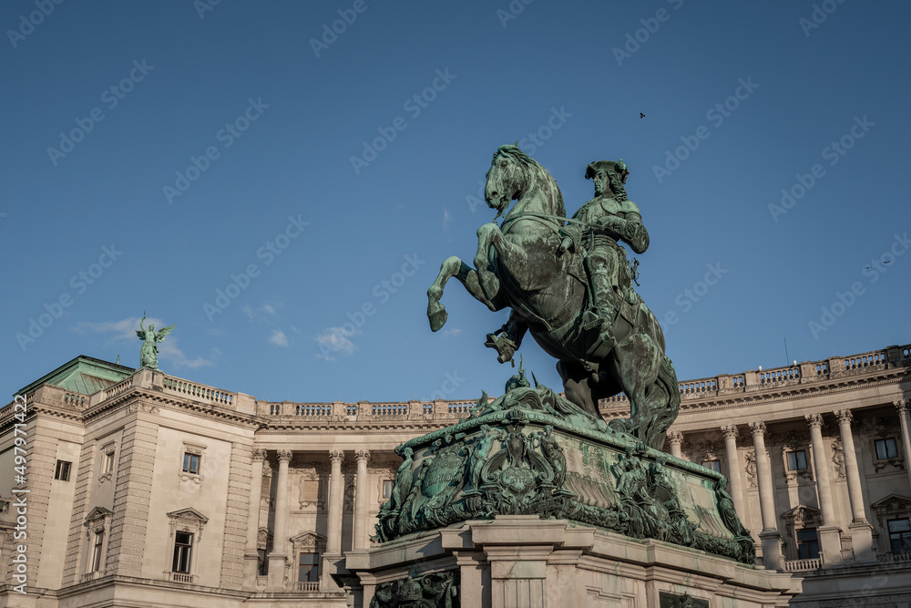 Prince Eugene of Savoy Statue at Heldenplatz - Vienna, Austria