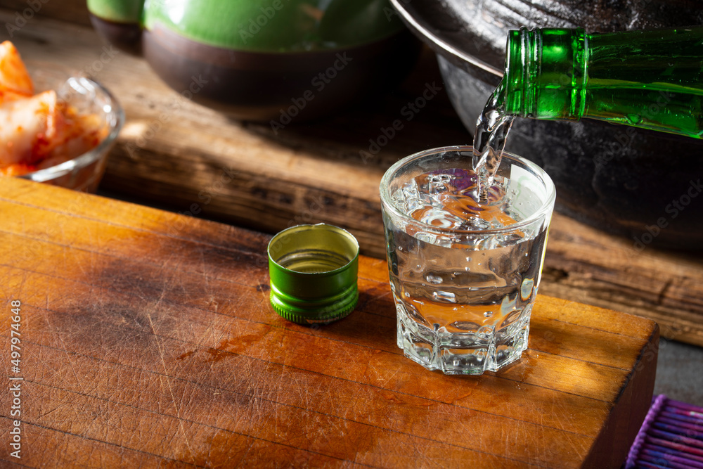 Pouring Soju Pouring Soju
