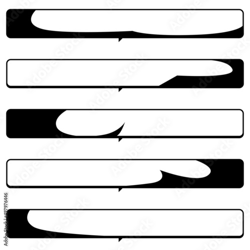 Vector Collection Set of Dialog Box Designs