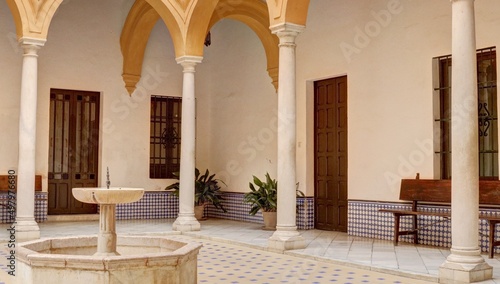 Séville en Andalousie détails de l'architecture arabo-andalouse	
 photo