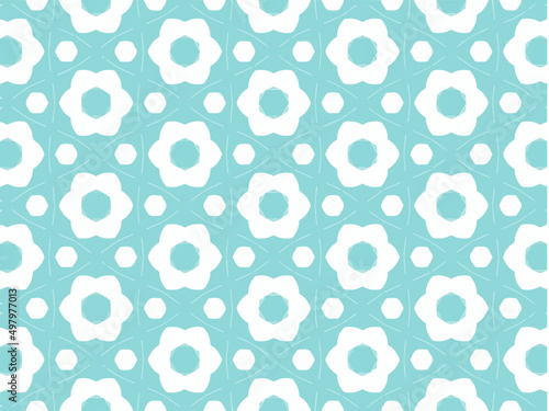 seamless pattern with flowers