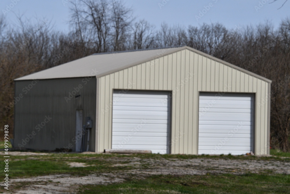 Obraz premium Metal Garage