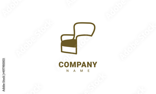 Sofa Furniture Logo Template