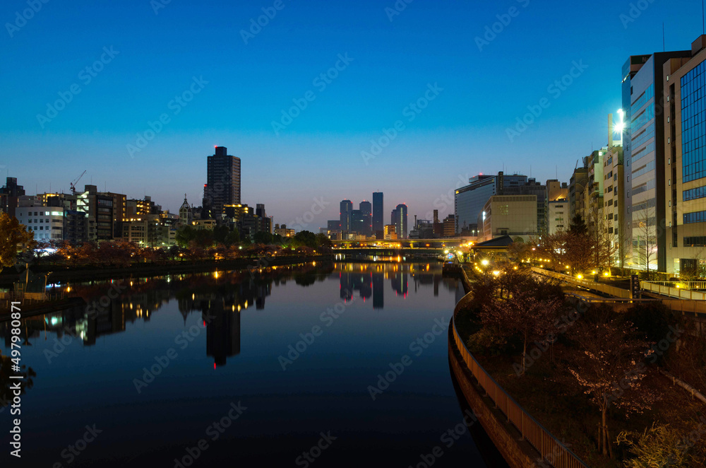 Obraz premium 夜明け前OBP