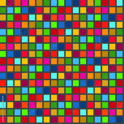 Sustainable Development Goals, Agenda 2030. Seamless pattern in SDG colors. Vector illustration EPS 10, editable, without clipping mask