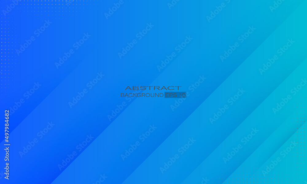 Obraz premium Abstract light blue background with slice shadow and halftone