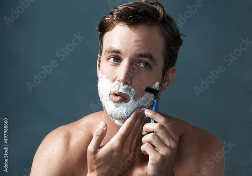 Photos Keeping a clean shave