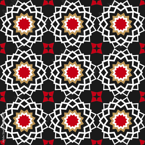 seamless pattern with flowers