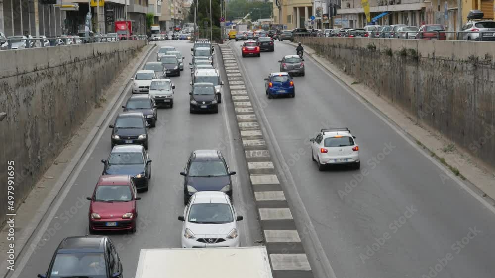 Time lapse traffic in Palermo, Sicily