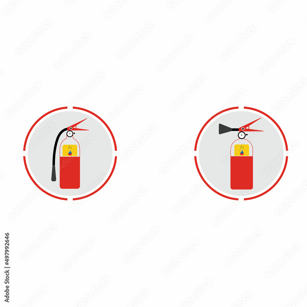 Fire extinguisher icon, protection equipment,emergency sign,safety symbol Fire extinguisher icon, protection equipment,emergency sign,safety symbol