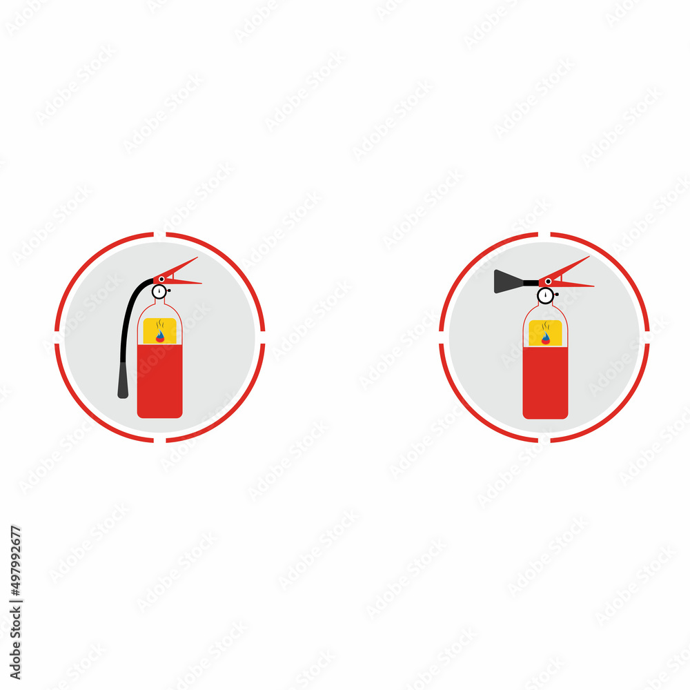 Fire extinguisher icon, protection equipment,emergency sign,safety symbol Fire extinguisher icon, protection equipment,emergency sign,safety symbol