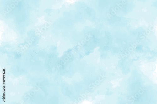 Beautiful Abstract Bluesky Water Color Background
