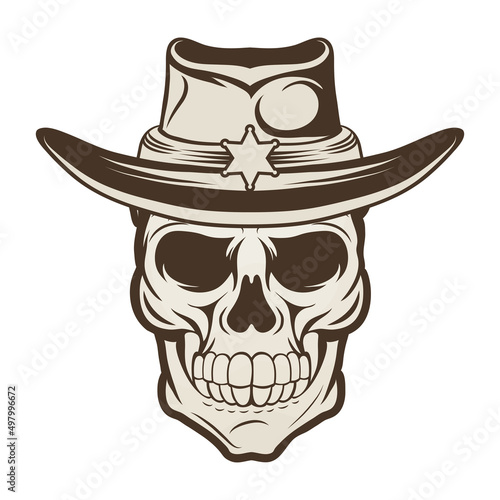 sheriff skull head