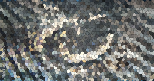 Geometric gray wallpaper design. Abstract poly texture with gray, brown and black colours.