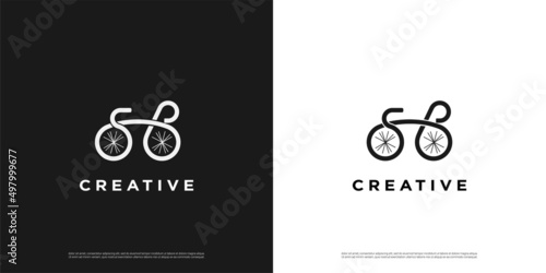 Bike logo icon design vector illustration