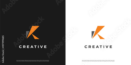 Lertter K abstract logo