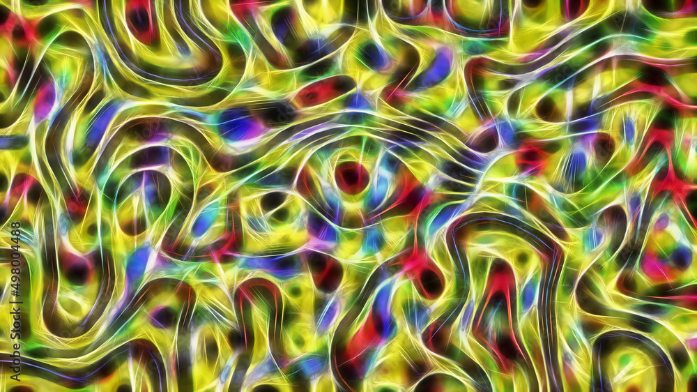 Fototapeta premium Abstract multi-colored fantasy textured background.