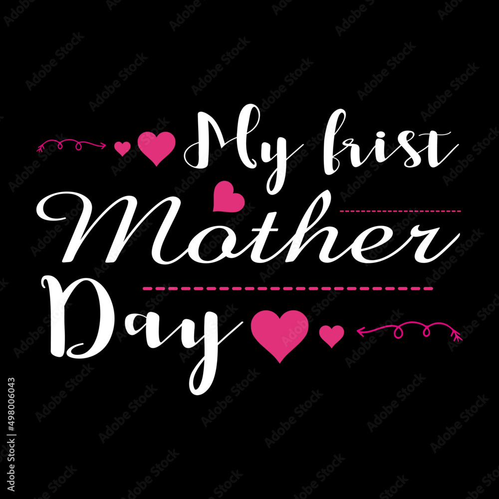 Mother's day t-shirt design template Mother's day t-shirt design template