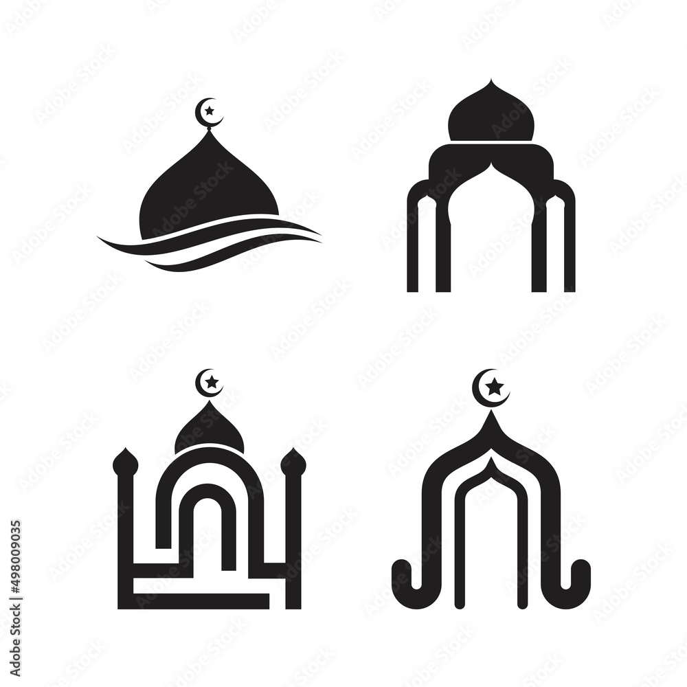 Islamic logo, Mosque Islamic logo, Mosque