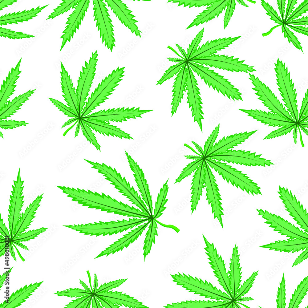 marijuana pattern vector