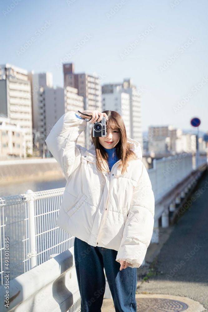 Fototapeta premium 美しい日本人女性モデル