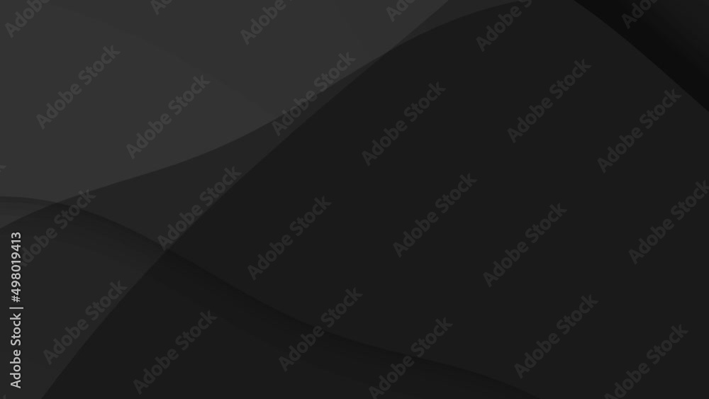 2D flat Animations loop 4K black color background abstract art vídeo de ...