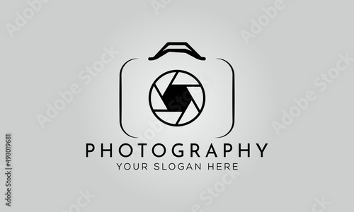 Camera photography logo icon vector template
