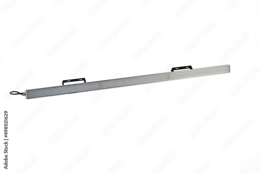 LED lamp for non-residential and public spaces on a white isolated background. Power saving LED lamp for non-residential and public spaces on a white isolated background. Power saving