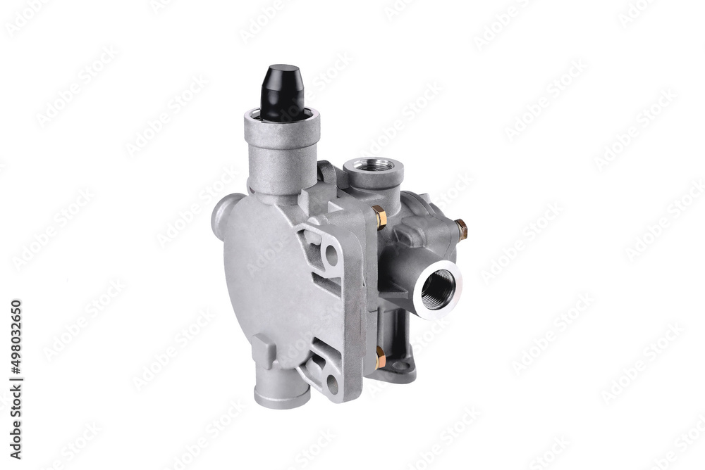 car air distributor, truck pneumatic system air distributor, car parts, car pneumatic system repair, auto pneumatic system parts, close-up white background car air distributor, truck pneumatic system air distributor, car parts, car pneumatic system repair, auto pneumatic system parts, close-up white background