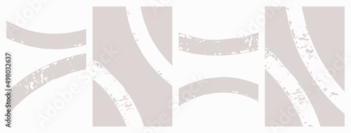 Neutral paint brush posters...