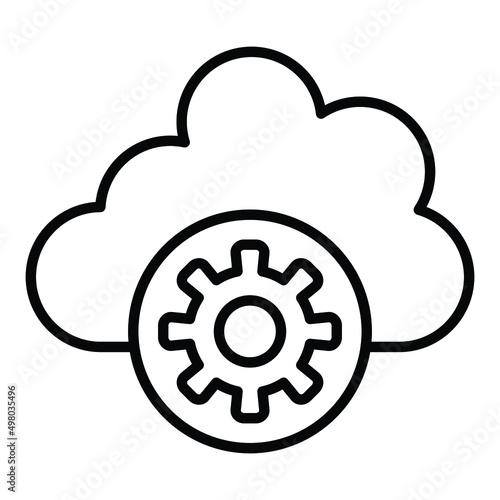 Cloud Settings Icon Style