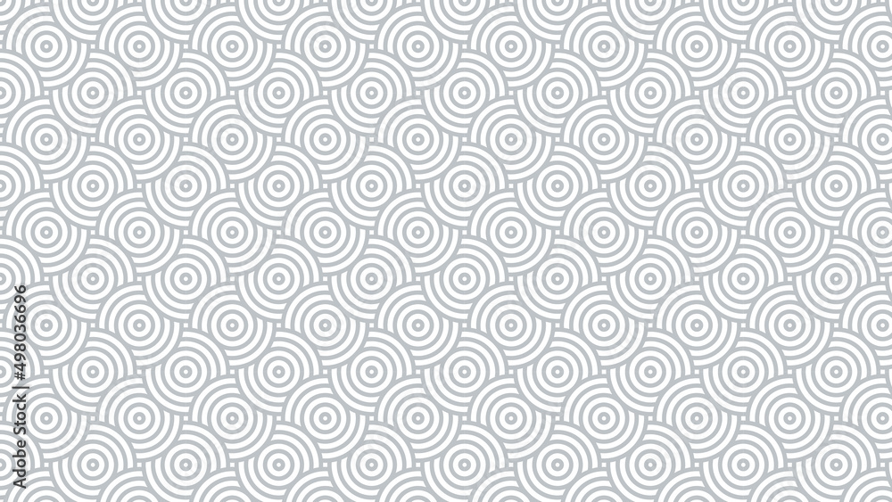Geometric Line Circles Pattern Background. Design Perfect For Fashion, Print, Fabric, Clothing