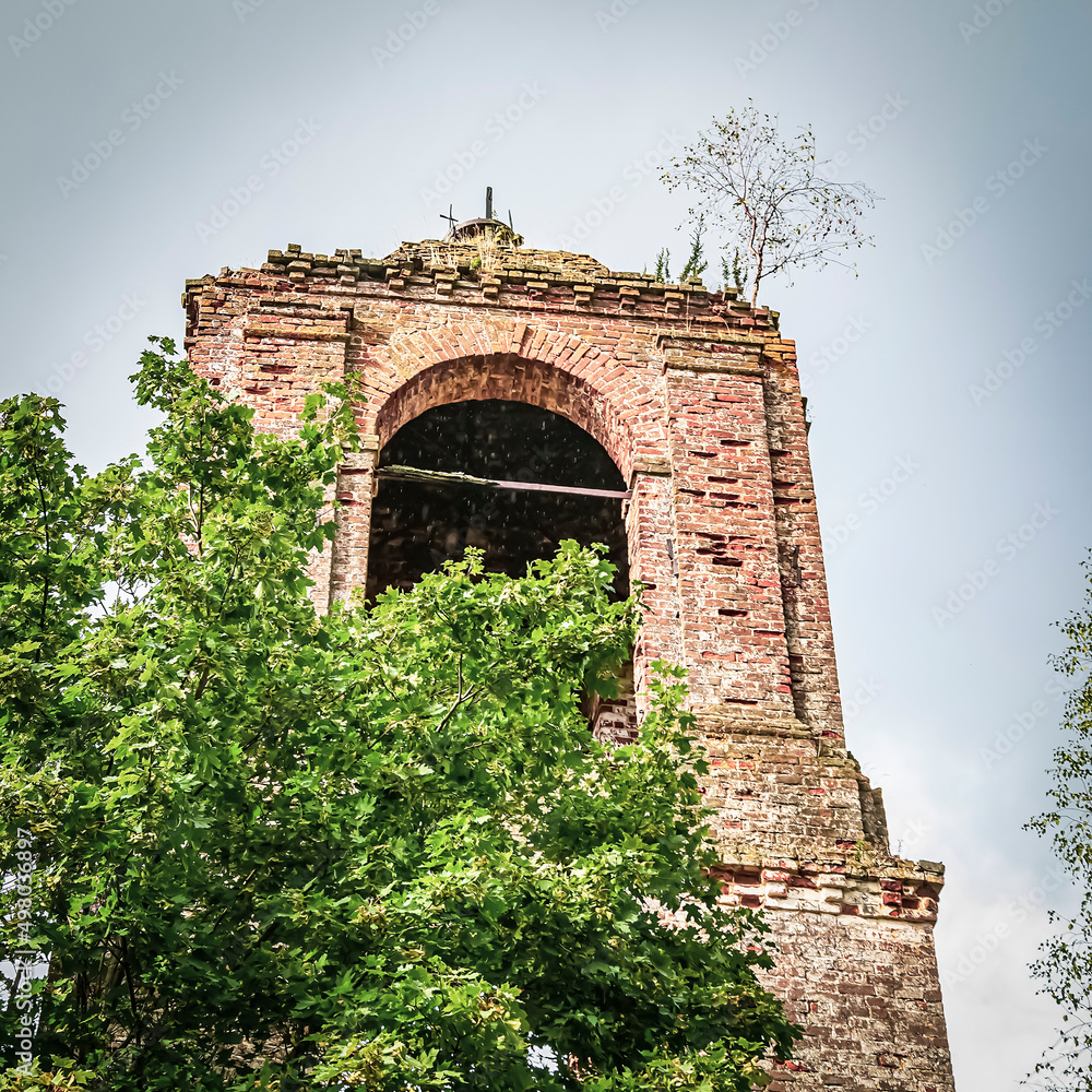 old ruined Orthodox church