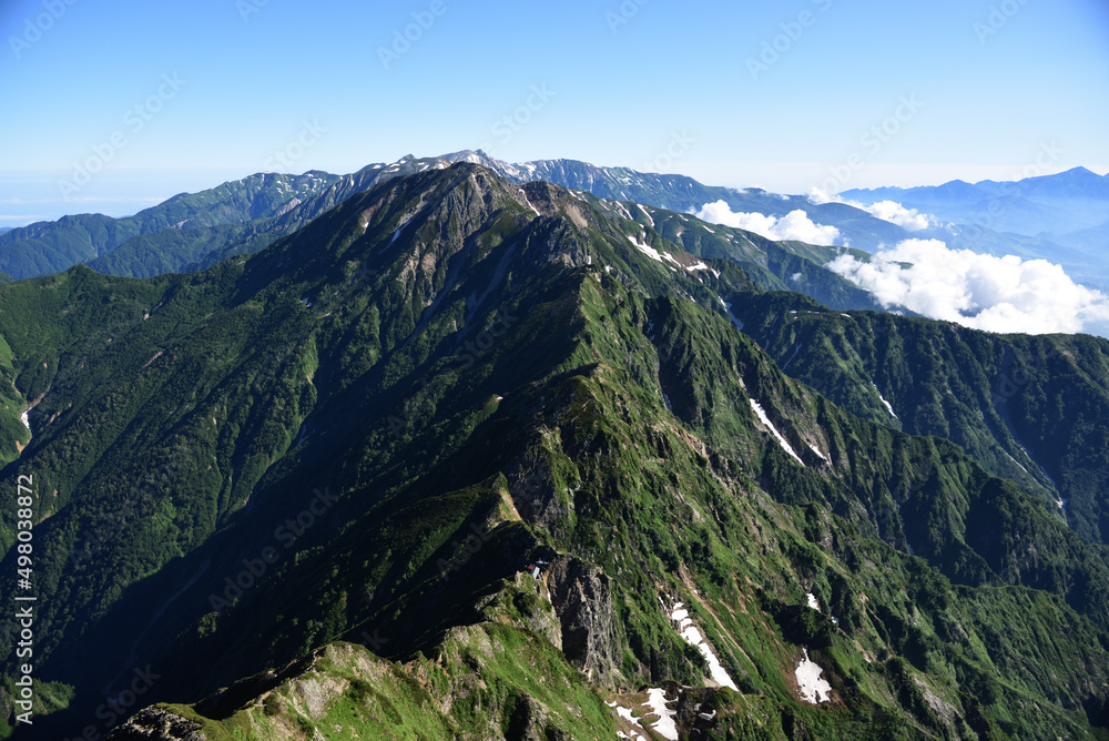 北アルプス鹿島槍ヶ岳