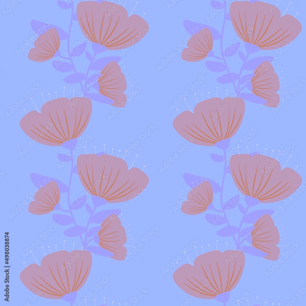 Floral seamless leaves branches pattern for fabrics and packaging and gifts and linens and kids and wrapping paper Floral seamless leaves branches pattern for fabrics and packaging and gifts and linens and kids and wrapping paper