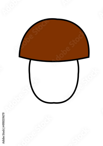 illustration of a mushroom