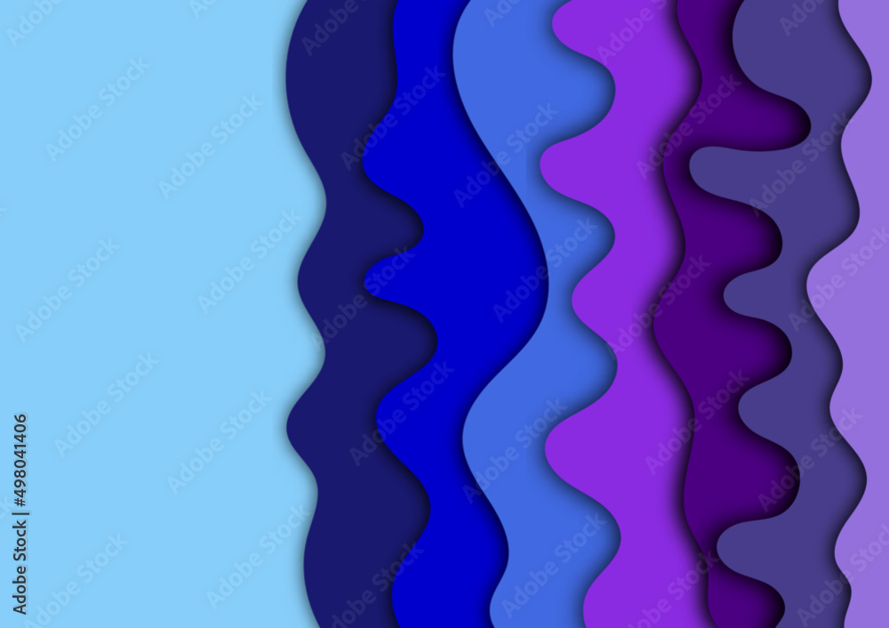 Vertical abstract banners with 3D with paper cut waves .Contrast colors. Vector design layout Vertical abstract banners with 3D with paper cut waves .Contrast colors. Vector design layout