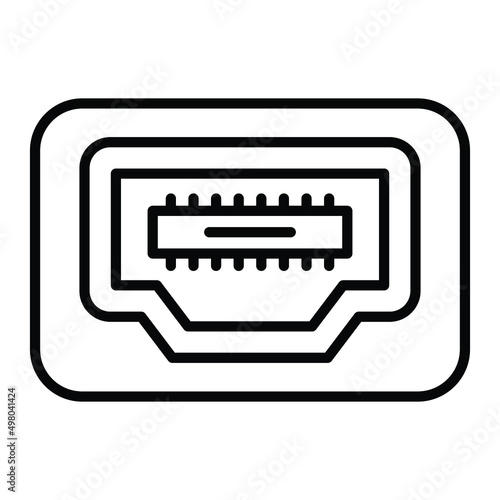 Hdmi Port Icon Style