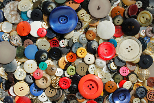 Variety of buttons.