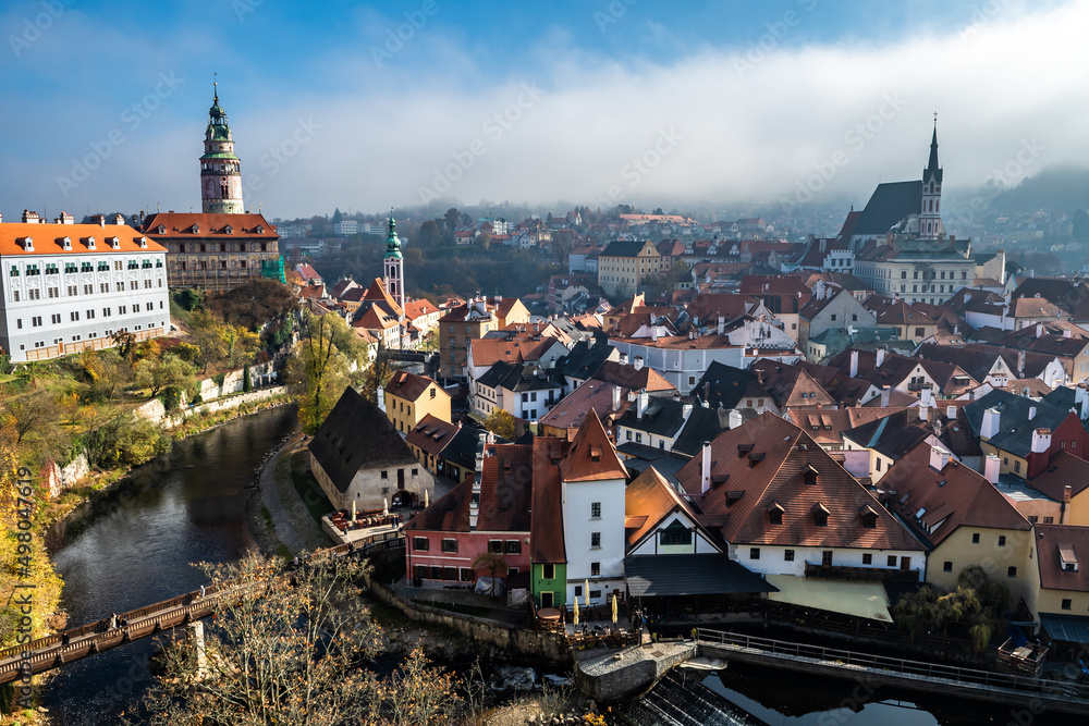 Φωτογραφία Historic City Of Cesky Krumlov In The Czech Republic In Europe