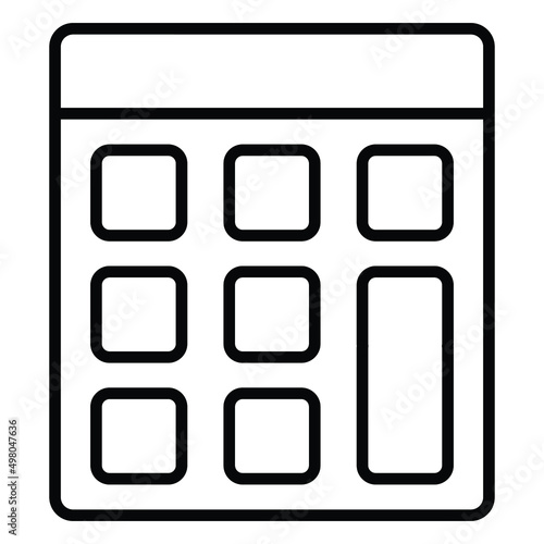 Calculator Icon Style