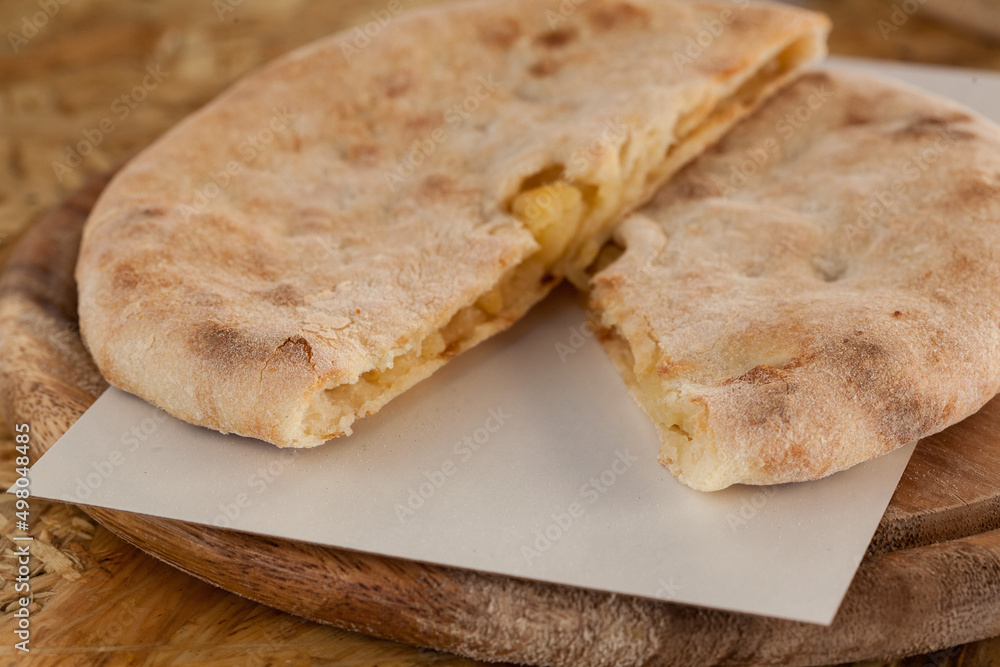 Pita bread filled with vegetables Pita bread filled with vegetables