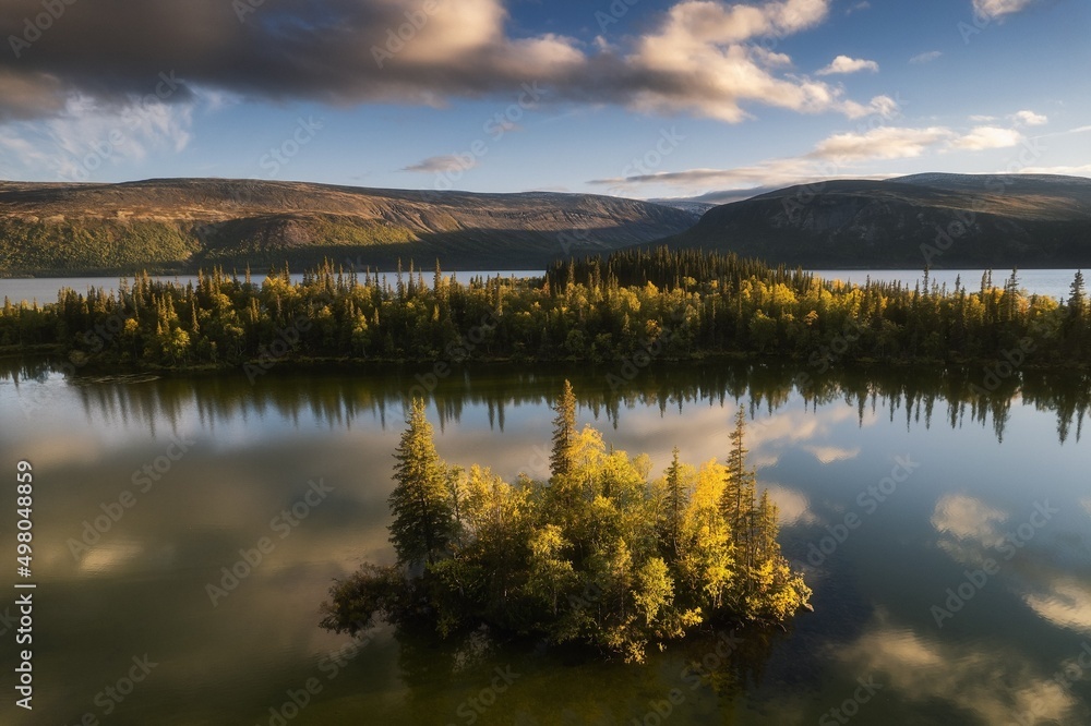 lake in the mountains