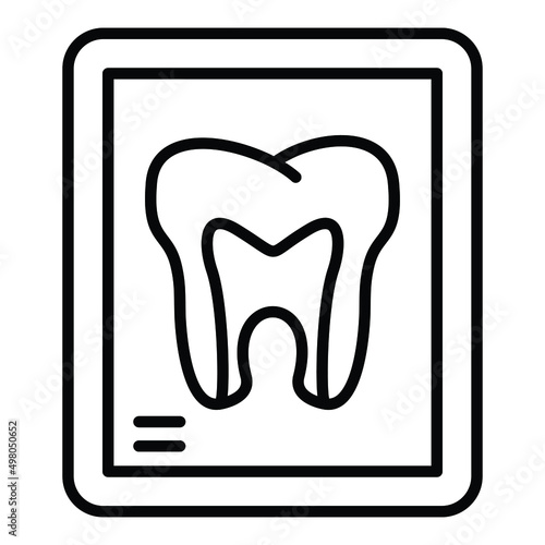 Tooth Xray Icon Style