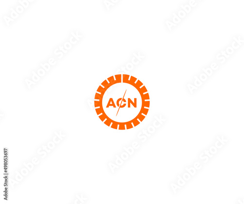 Acn Logo Design vector Template