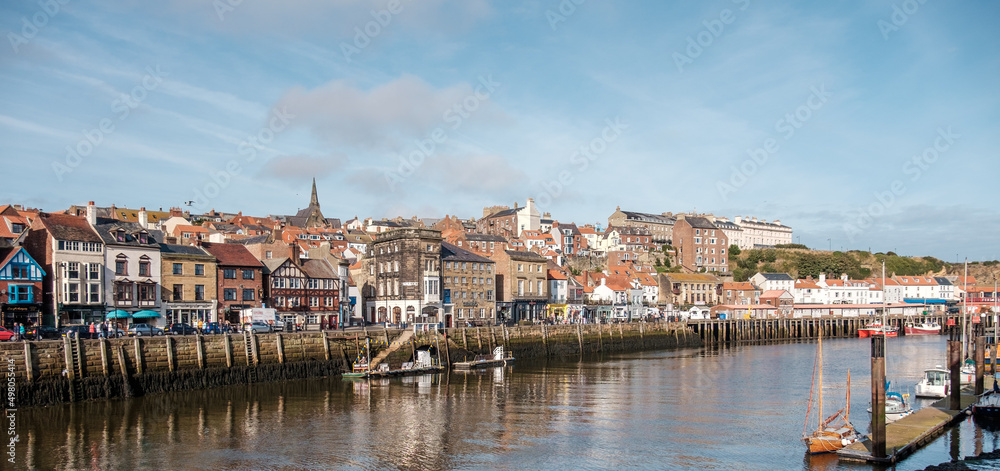 Whitby harbour and own