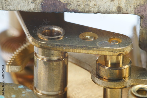 Mechanik eines Manometers Makroaufnahme