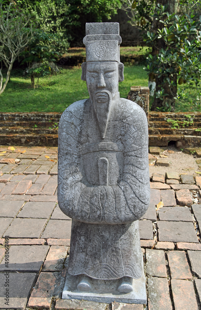 Fotografie Ancient stone statue, Hue Vietnam